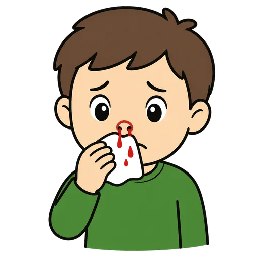 Piktogram AAC: krwawi mi nos