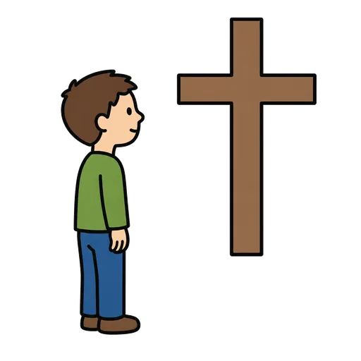 AAC-Piktogramm: Kreuz