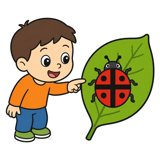 Piktogram AAK: brouk ve tvaru kříže (beruška)