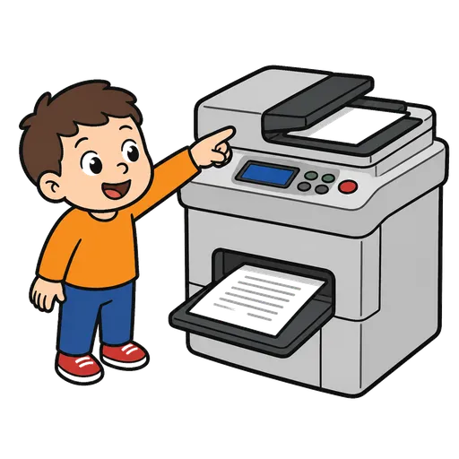 Pictograma CAA: fotocopiadora