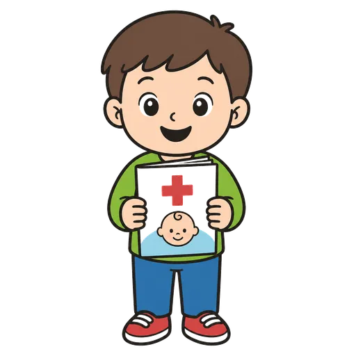 Piktogram AAC: książeczka zdrowia dziecka