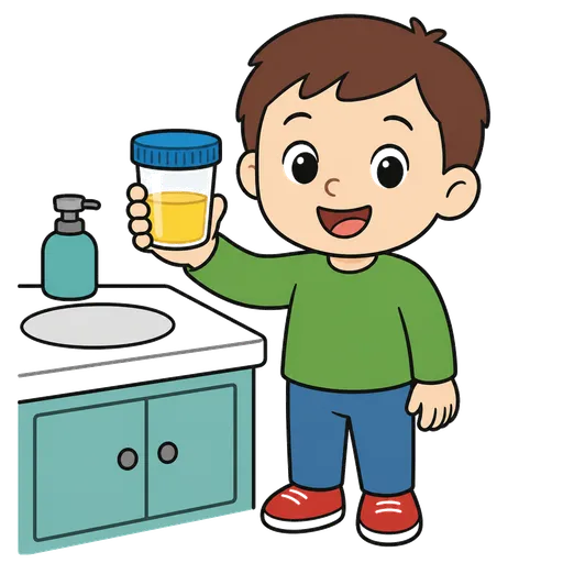 AAC-Piktogramm: Urinprobe-Becher
