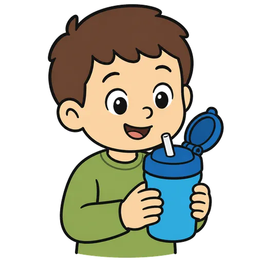 AAC-Piktogramm: auslaufsichere Tasse
