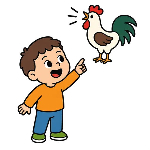 Piktogram AAC: kukuryku