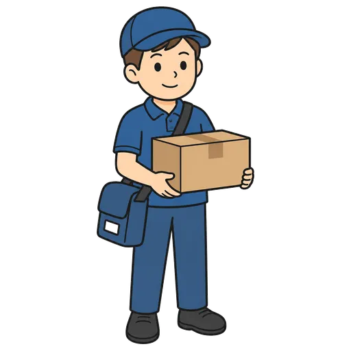 Piktogram AAC: kurier