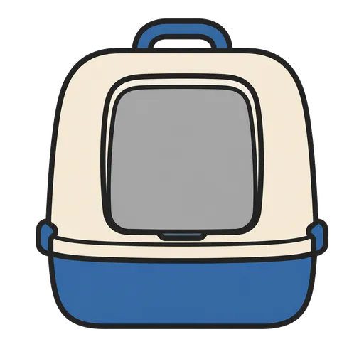 Piktogram AAC: kuweta z pokrywą