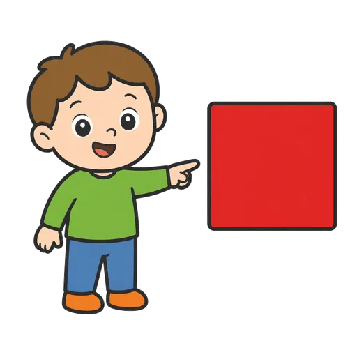 Piktogram AAC: kwadratowy