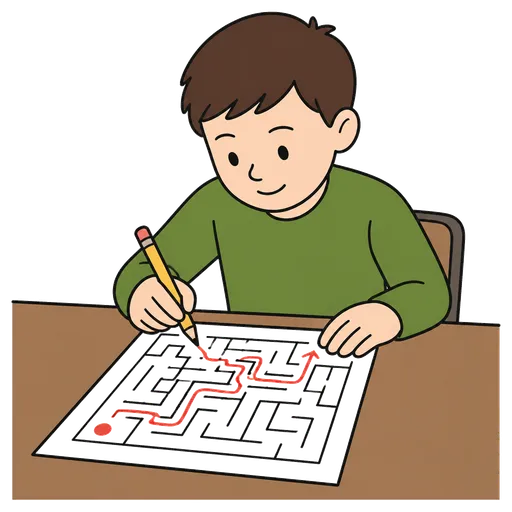 Piktogram AAC: labirynt