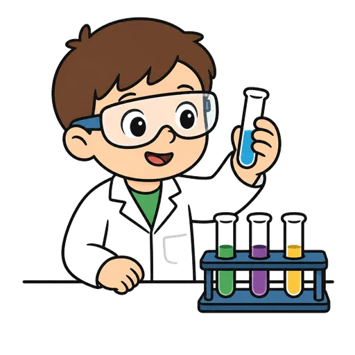 Piktogram AAC: laborant