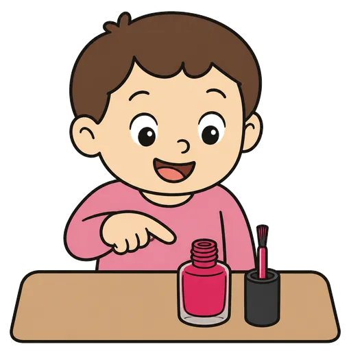 Piktogram AAC: lakier do paznokci
