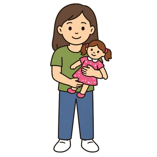 Piktogram AAK: doll