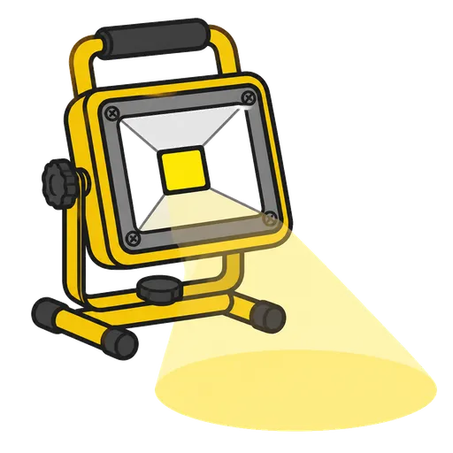 Piktogram AAC: lampa robocza