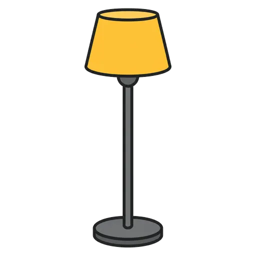 AAC-Piktogramm: Stehlampe