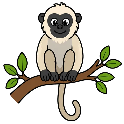 Piktogram AAC: langur