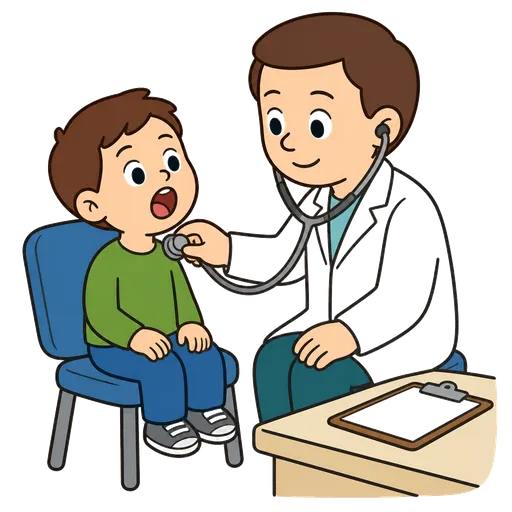 Piktogram AAK: laryngolog