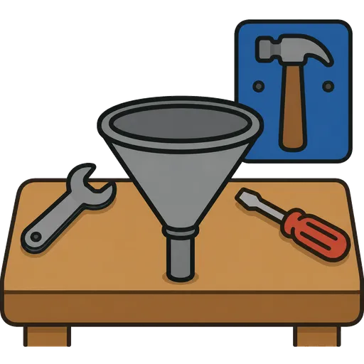 AAC-Piktogramm: Workshop-Trichter