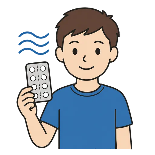 Piktogram AAC: lek uspokajający