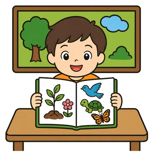 Piktogram AAC: lekcja przyrody