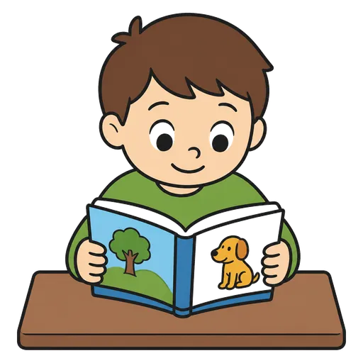 Pictograma CAA: lectura asignada