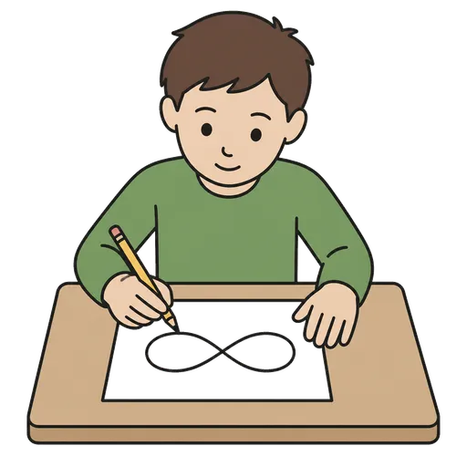 Pittogramma CAA: otto pigro (disegno di un otto sdraiato)