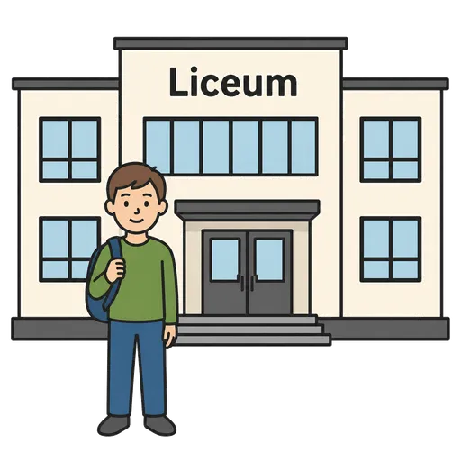 Piktogram AAC: liceum