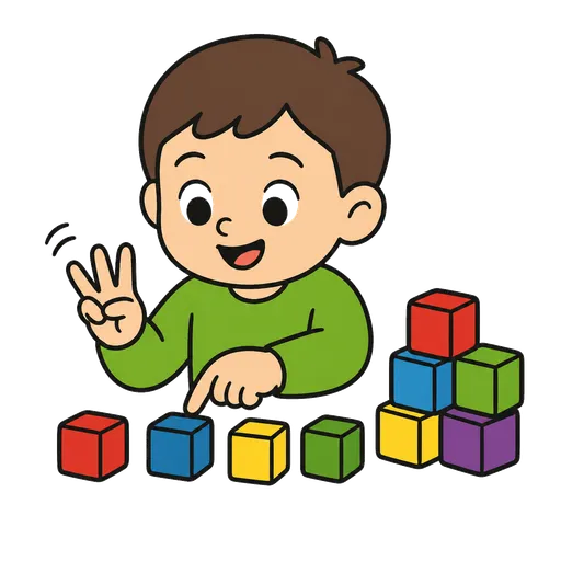 AAC pictogram: count blocks