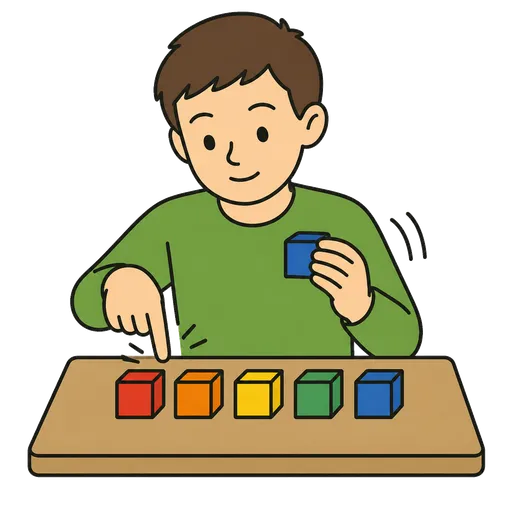 Pictogramme CAA : counting blocks