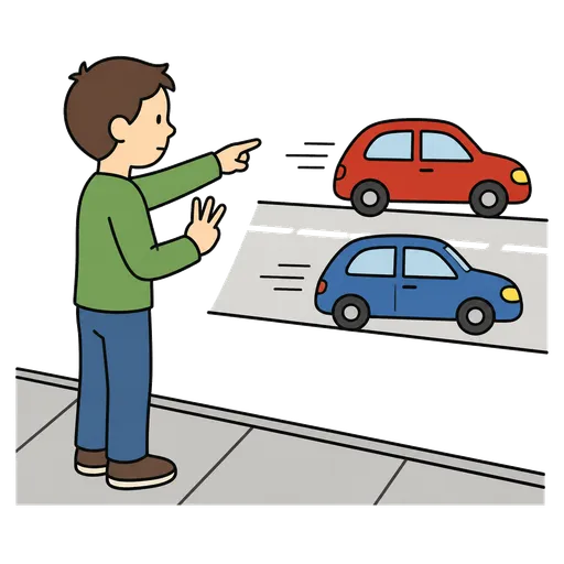 Piktogram AAK: counting cars