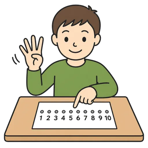 Piktogram AAK: counting numbers