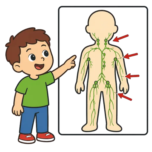 Piktogram AAC: limfa