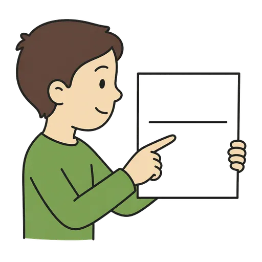 Piktogram AAK: straight line