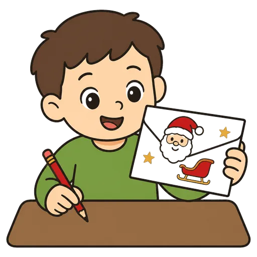 Pictogramme CAA : lettre au Père Noël