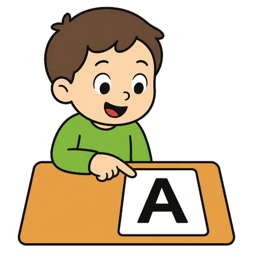 Piktogram AAC: litera drukowana