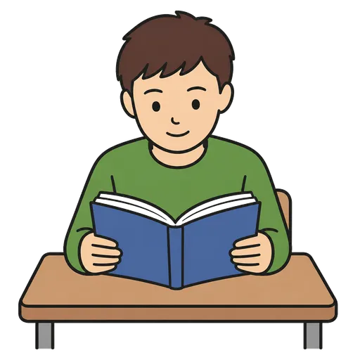 Pictograma CAA: leer (para la escuela)