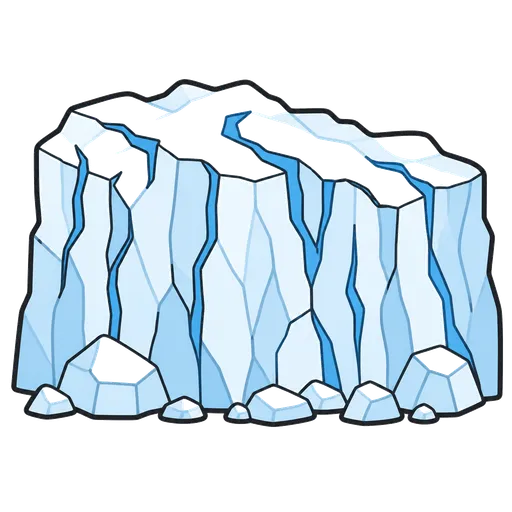 Piktogram AAC: lodowiec