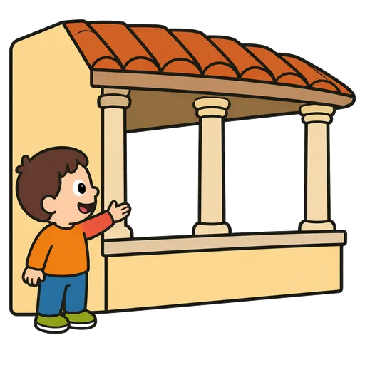 Piktogram AAC: loggia