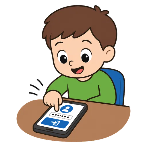 Pictograma CAA: iniciar sesión