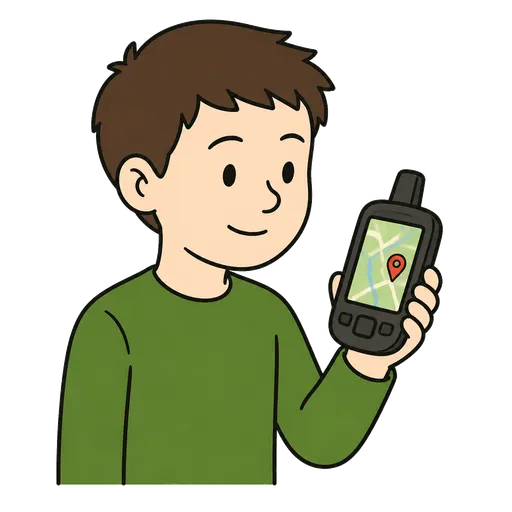 Piktogram AAC: lokalizator gps