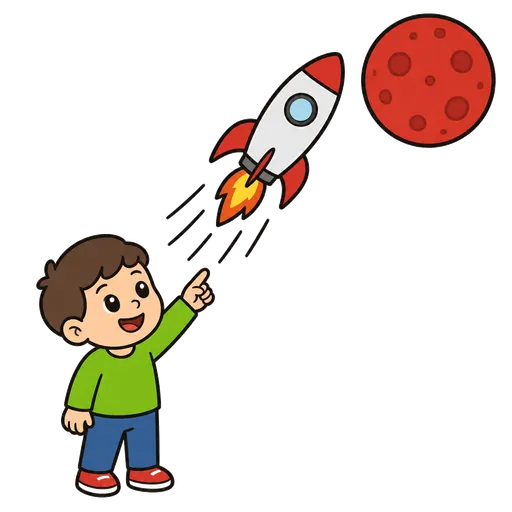 Pittogramma CAA: volo su Marte