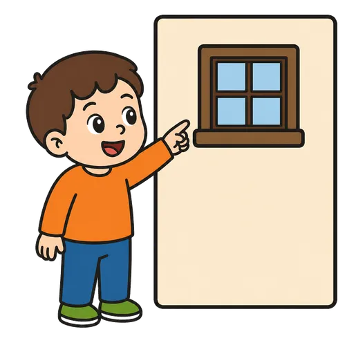 AAC-Piktogramm: kleines Fenster