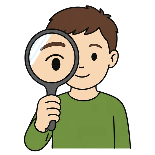 Pittogramma CAA: specchio di ingrandimento