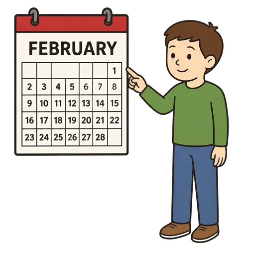 Piktogram AAK: February
