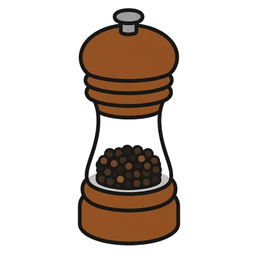 Piktogram AAC: młynek do pieprzu