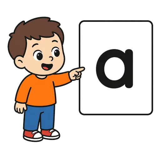 Piktogram AAC: mała litera