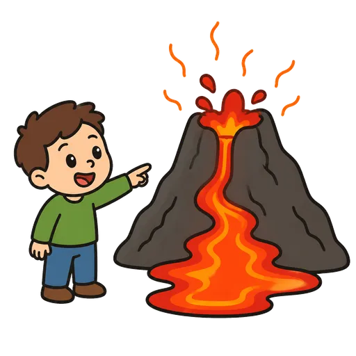 AAC-Piktogramm: Magma