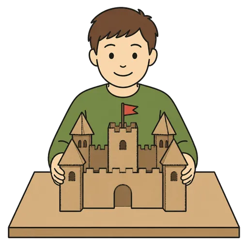 AAC-Piktogramm: Modell (Handwerk)