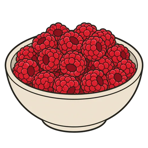 Piktogram AAC: maliny leśne