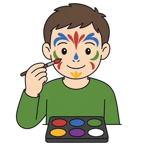AAC pictogram: face paint