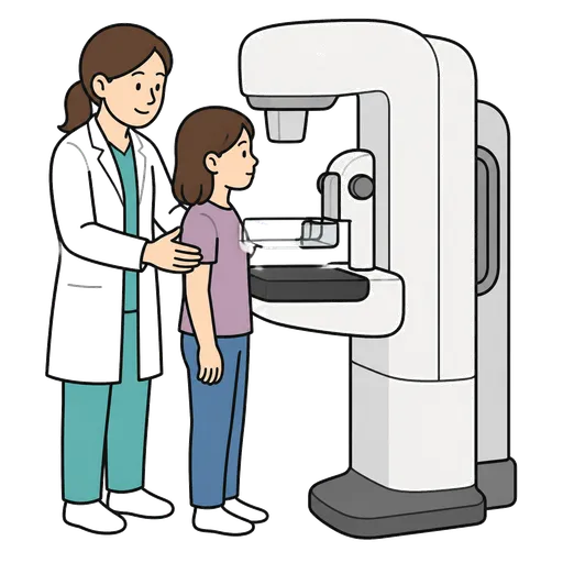 Piktogram AAC: mammografia