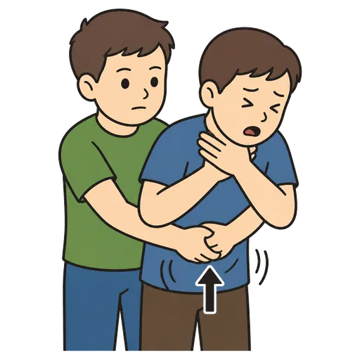 Piktogram AAC: manewr heimlicha